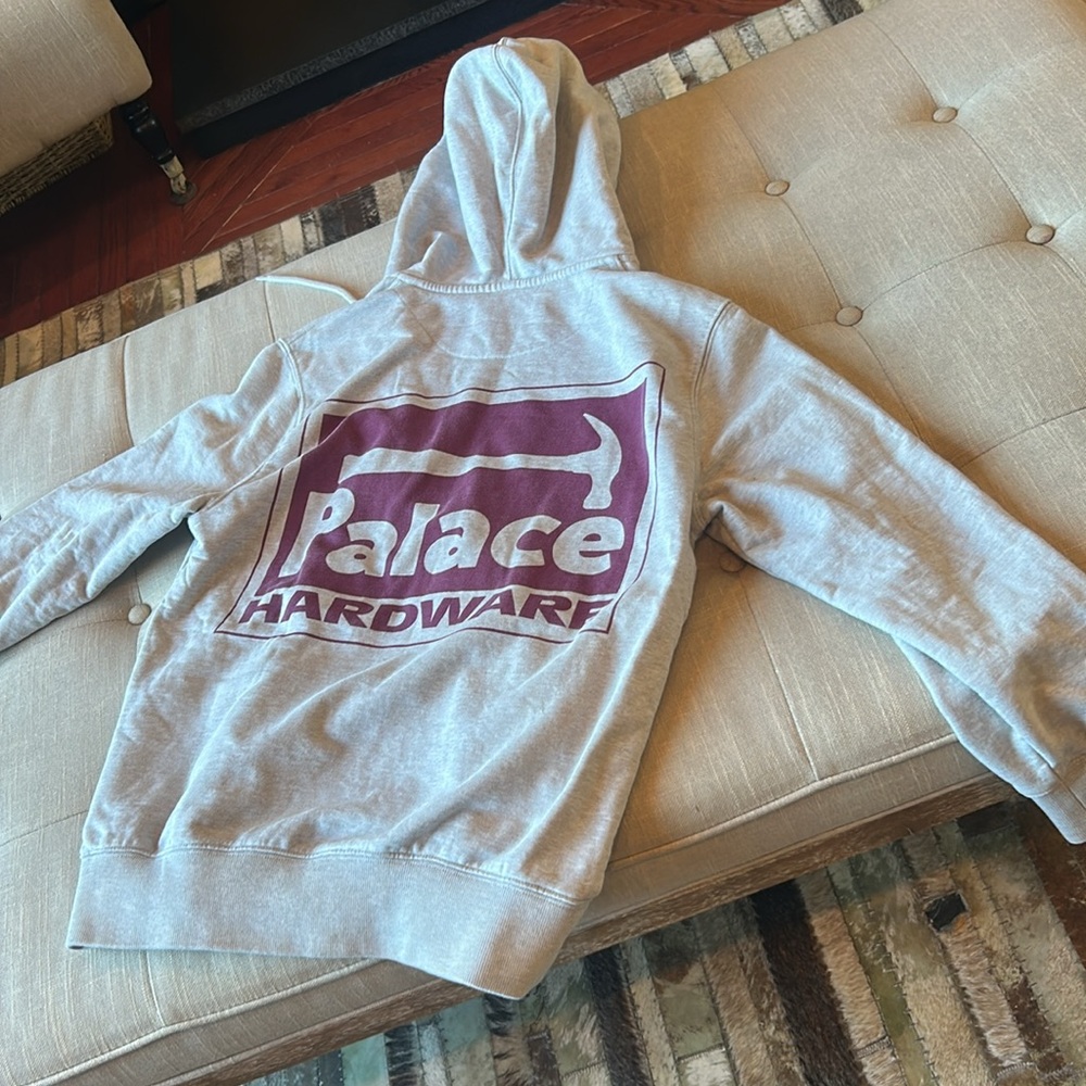 Palace Skateboarding “Palace Hardware” Grey Zip Up Hoodie 2019 Drop Size Small